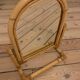 Bamboo cane rattan mirror - 50x37cm