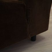Brown armchair, Italian design, 1970s, made in Italy
