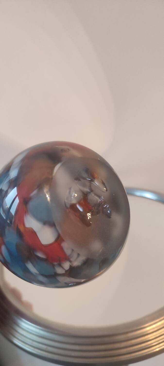 Spatter Glass Solo Flower Vase in Blown Glass from the 60s - 70s