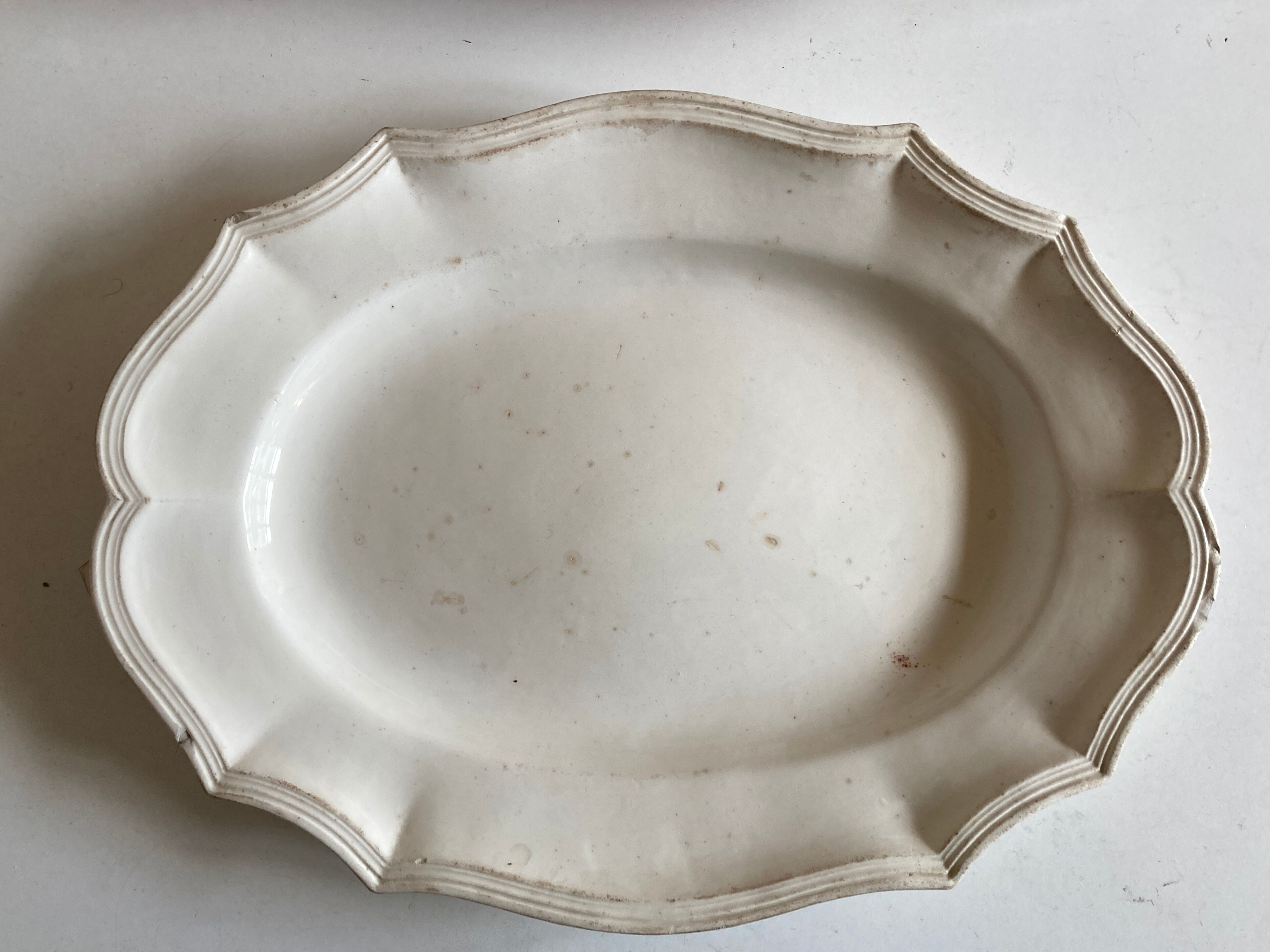 Plate in godenware 19th