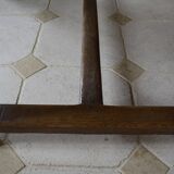 Table de ferme rustique en chêne. 2m35