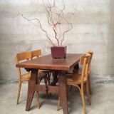 René Gabriel 1950 oak dining table