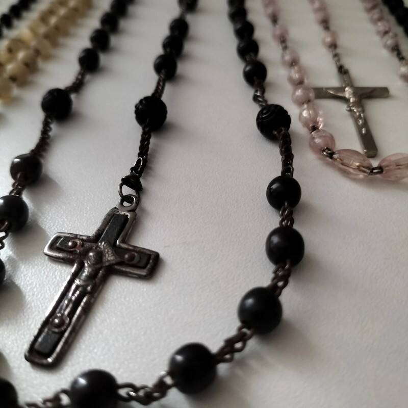 Lot of 8 old rosaries