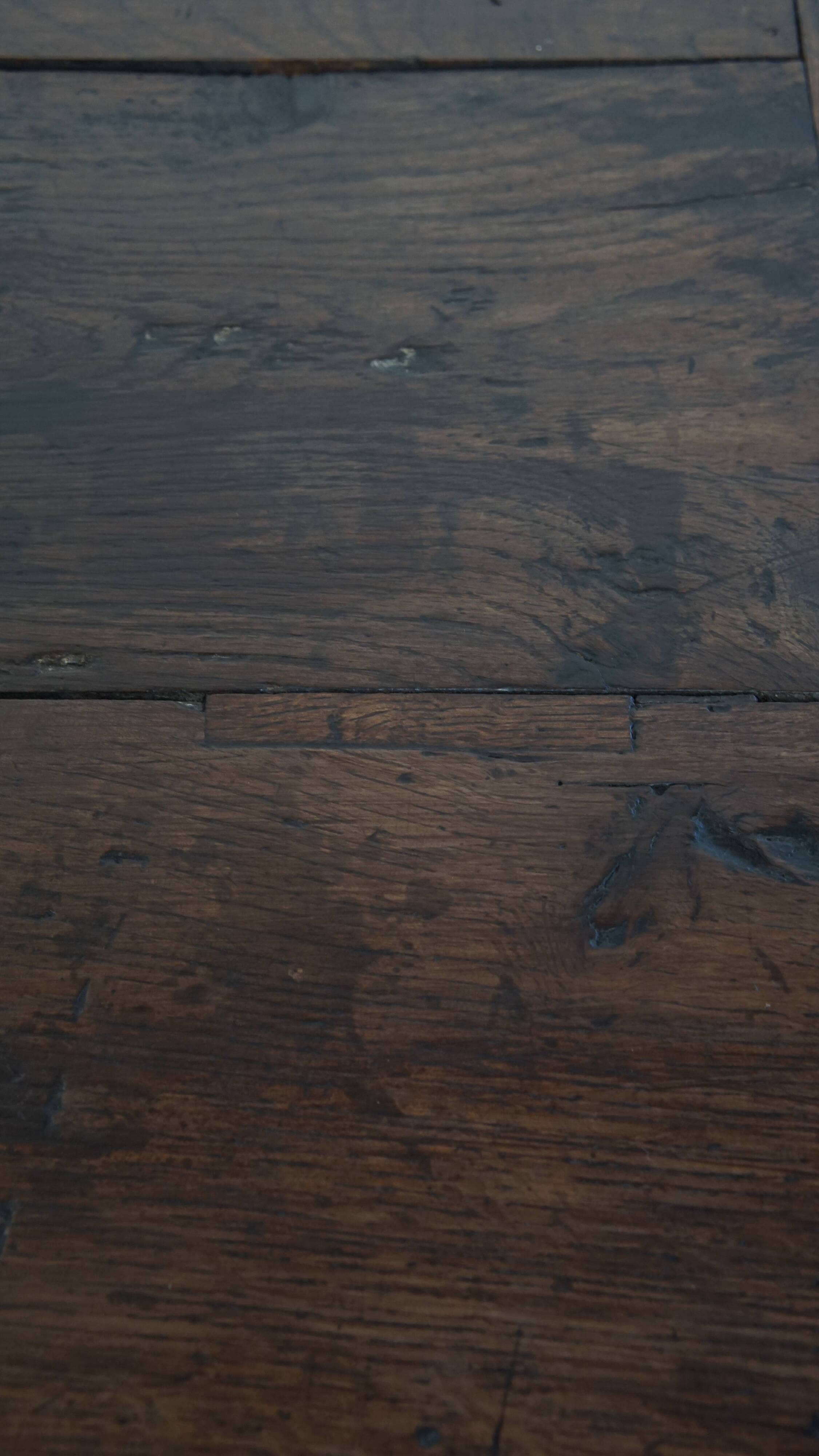 Antique English Oak Sideboard / Side Table from the Late 18th Century