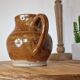 Vintage jug in pyrite stoneware signed JPG – handmade ceramics 70