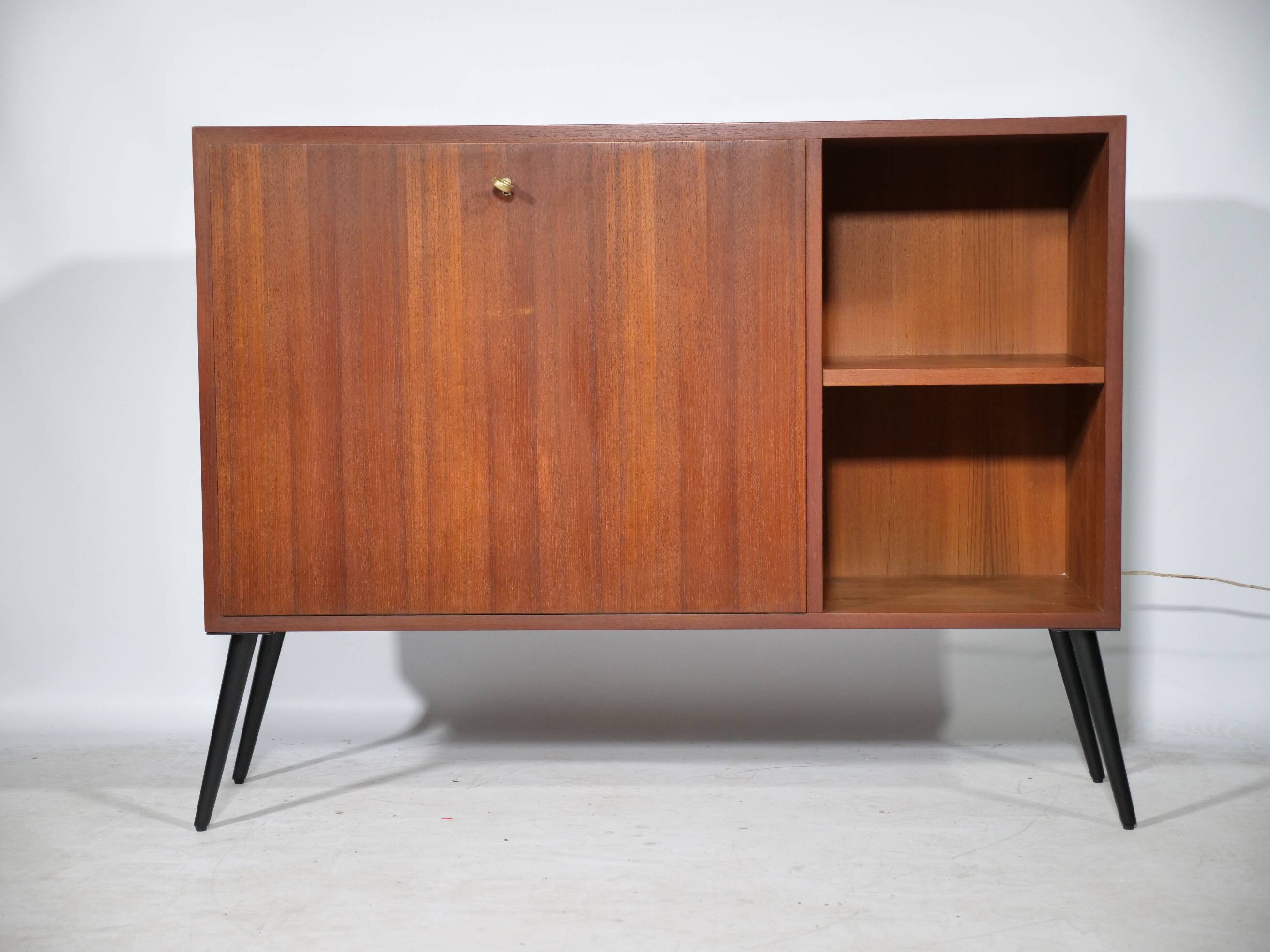 Teak Bar Cabinet by Erich Stratmann from the 1960s