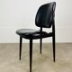 6 Pégase Baumann chairs, black, 1960s