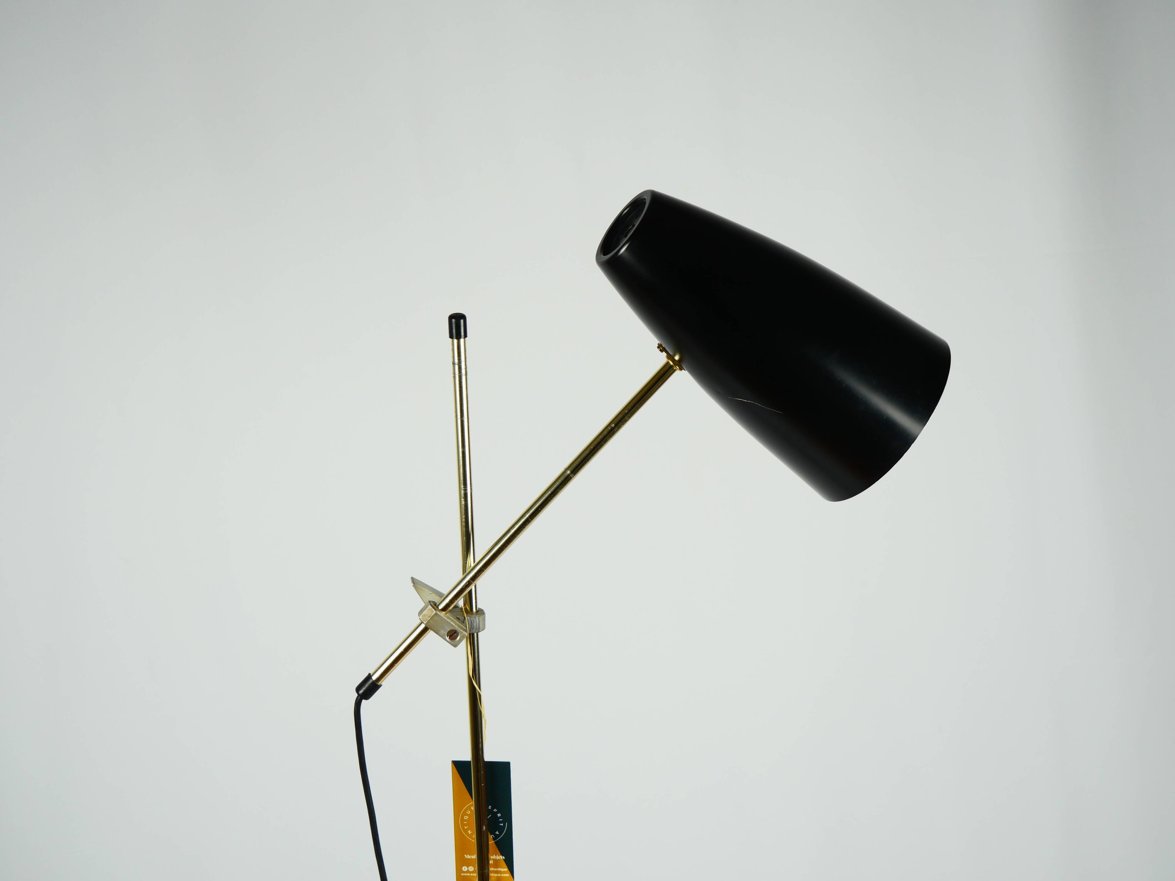 Articulated floor lamp year 70s