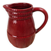 Antique Saint-Clément red pitcher