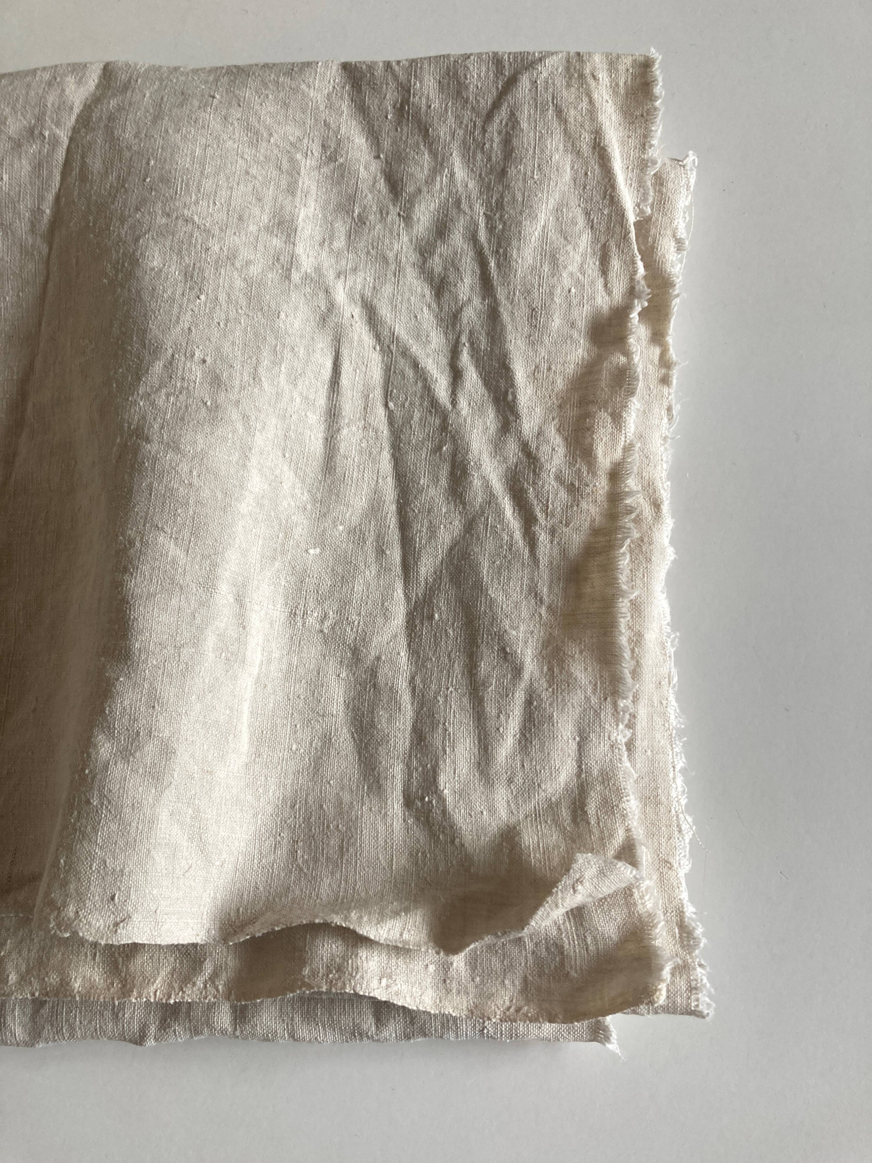 Washed raw linen cloth tablecloth 19th reserve linen L3m45
