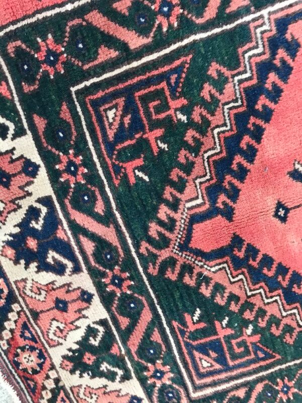 Nice Turkish vintage Konya carpet handmade 115 X 200 CM