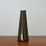 Mid-Century Pewter Carafe Vase with Teak Handle by K.M.D. Tiel Royal Holland Pewter, 1960s