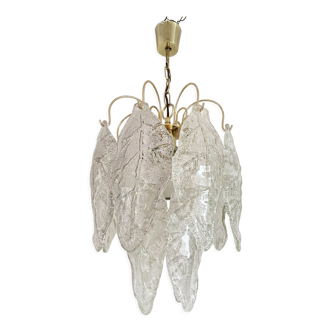 Murano leaf chandelier, 1970s