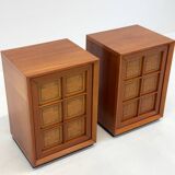 Ensemble de meubles italiens brutalistes Caccia alla Volpe pour Linea Arredo