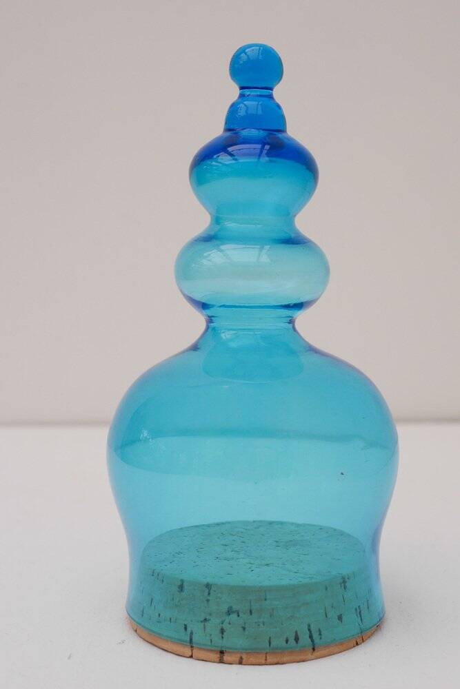 Candy box in handblown art glass by Bertil Vallien for Kosta Boda, 1970s