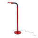 Space Age floor lamp with dark red shade - 1970s