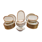 Limoges porcelain table service 44 pieces