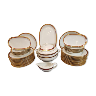 Limoges porcelain table service 44 pieces