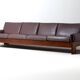 Wide minimalist loft sofa, Italy 1970s