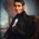 Biedermeier Portrait d'un gentilhomme