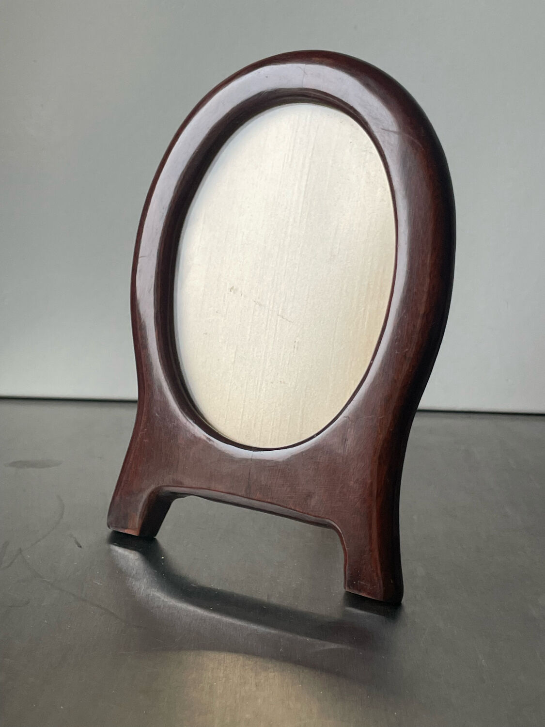 Vintage art deco style mahogany wooden frame measurements 17 cm x 12 cm