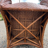 Rattan sofa and armchair