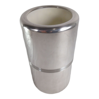 Bottle cooler, silver metal, Christofle