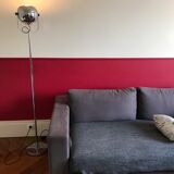 Lampe vintages globe acier
