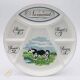 6 Bourguignonne fondue plates, Porcelain and Earthenware from Auteuil - Paris.