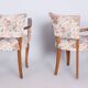 Art Deco Chairs in Beech attributed to J. Leleu, France, 1930s, Set of 2