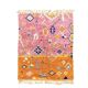 New M'rirt Berber rug in pink and orange wool – 150 × 200 cm