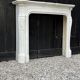 Louis XV style Carrara marble fireplace circa 1900