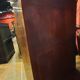 2-door mahogany empire style showcase