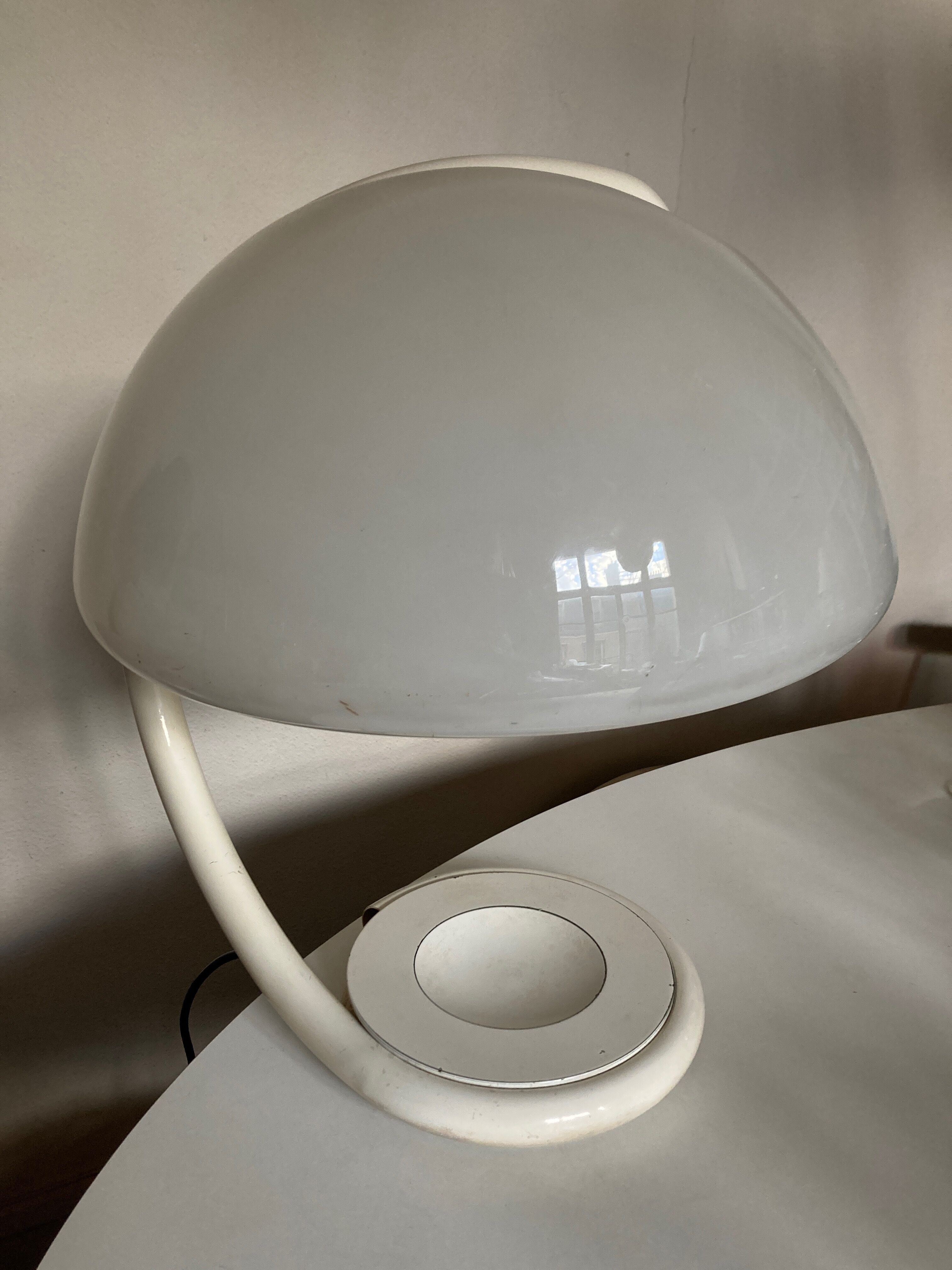 Lamp Serpente Martinelli Luce 1960 Italian design space age