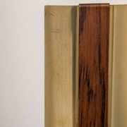 Brass wall light