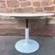 Modular table with cast iron tulip leg system brand jer fonderie chenesseau orléans 1970