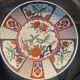 Round porcelain dish from D´Imari Japan