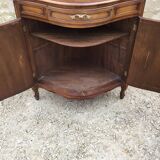 Glassed and curved corner mid-20th century