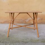 Vintage rattan coffee table