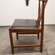 Chaise scandinave 1960 en teck et skaï