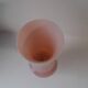 Powder pink opaline vase