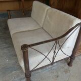 Wrought iron sofa