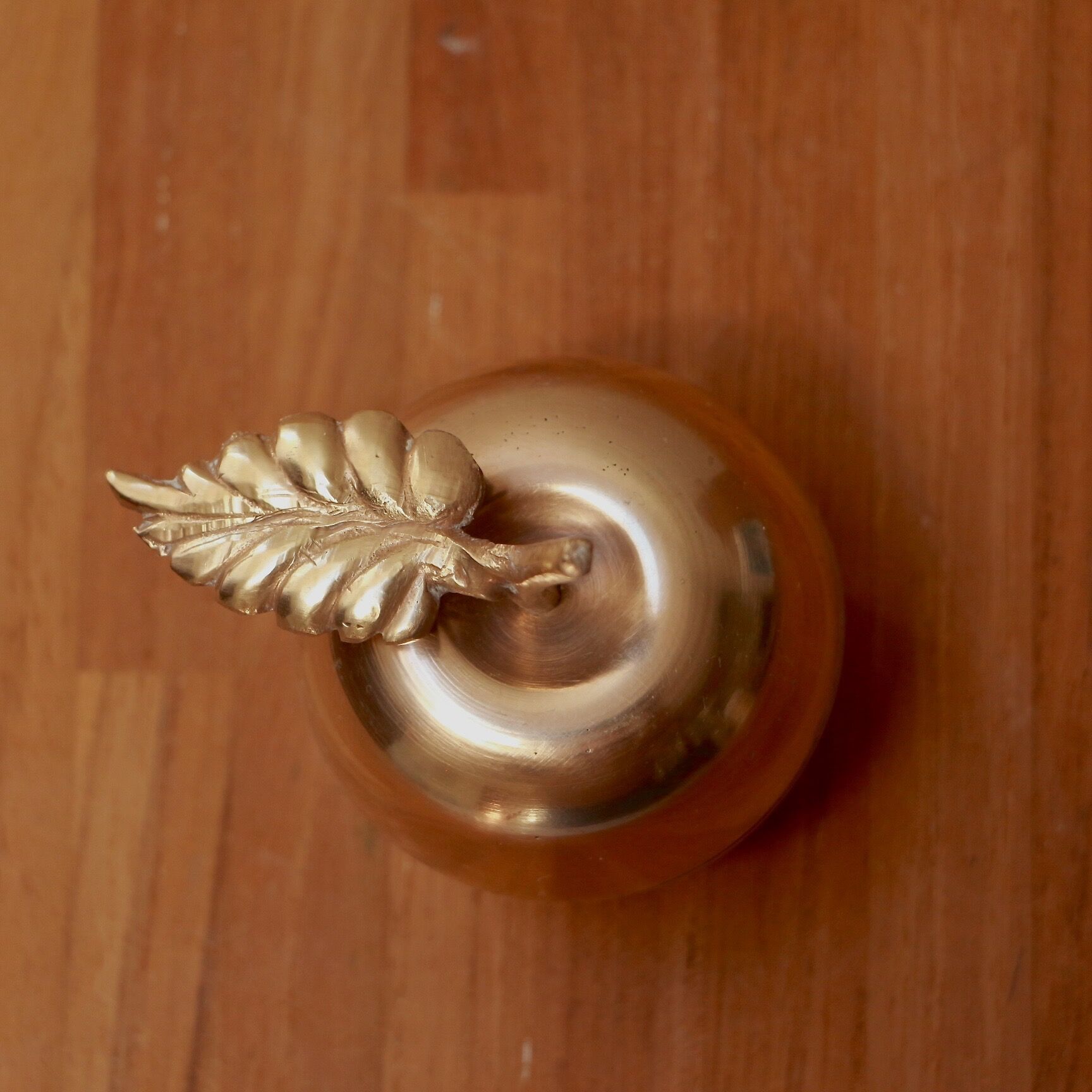 Golden brass apple box