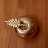 Golden brass apple box