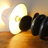 Ceramic pebble lamp by François Chatain