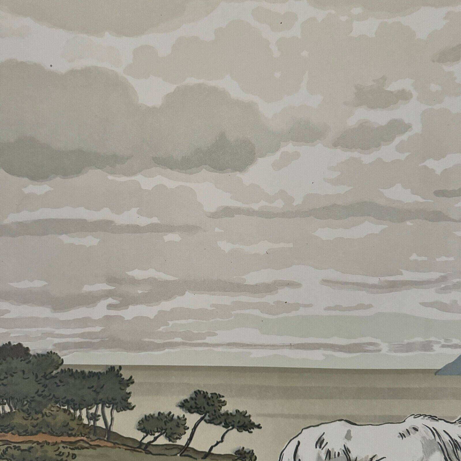 Lithograph by Henri Rivière Aspects of Nature - The Bay