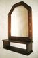 Art Deco wall-mounted tablet mirror from the 1930s.