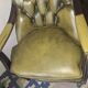 Tufted leather Chesterfield library chair, 1970s