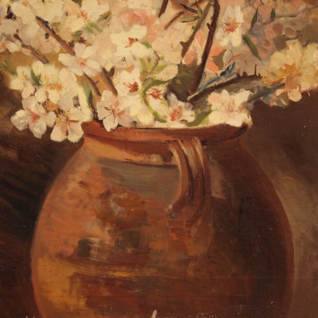 Painting signed still life from the 20th century