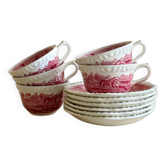 Service à thé en porcelaine anglaise ADAMS